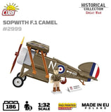 Sopwith. F.1 Camel brick plane model - COBI 2999 - 185 bricks Planes Cobi 