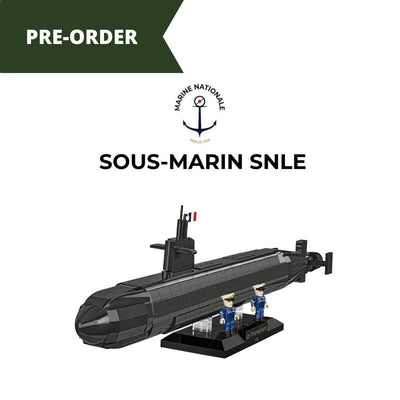 Sous-Marin SNLE submarine brick model - COBI 4859 - 643 bricks Ship Cobi 