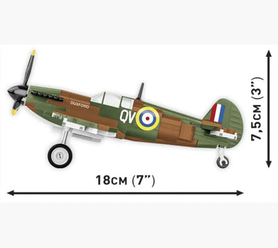 Spitfire MK.I N3200 brick plane model - COBI 5868 - 155 bricks Planes Cobi 