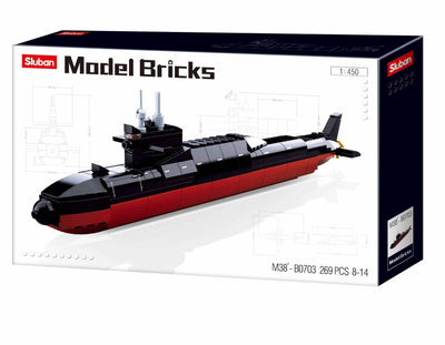 Strategic Submarine model - Sluban M38-B0703 - 269 bricks Tank SLUBAN 