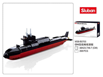 Strategic Submarine model - Sluban M38-B0703 - 269 bricks Tank SLUBAN 