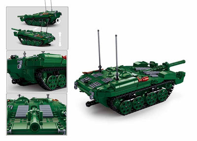 STRV103 brick tank model - Sluban M38-B1010 - 692 bricks Tank SLUBAN 