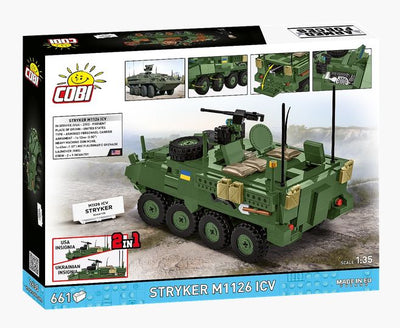 Stryker M1126 ICV brick model - COBI-2635 - 661 bricks Other Military COBI 