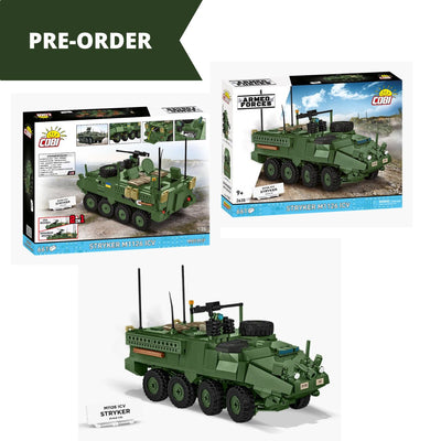 Stryker M1126 ICV brick model - COBI-2635 - 661 bricks Other Military COBI 