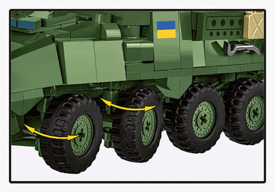 Stryker M1126 ICV brick model - COBI-2635 - 661 bricks Other Military COBI 