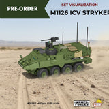 Stryker M1126 ICV brick model - COBI-2635 - 670 bricks Other Military COBI 