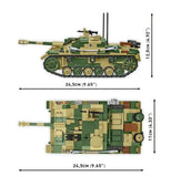StuG III Ausf.G brick tank model - COBI 2676 - 952 bricks Tank Cobi 