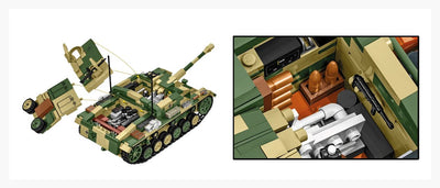 StuG III Ausf.G brick tank model - COBI 2676 - 952 bricks Tank Cobi 