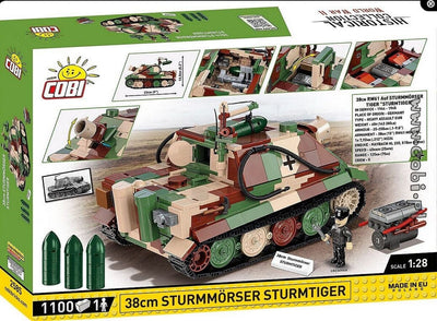 Sturmmorser Tiger "Sturmtiger" brick tank model - COBI-2585 - 1100 bricks Cobi 