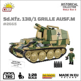 Sturmpanzer 38(t) Grille Ausf. M brick model - COBI 2666 - 720 bricks Tank Cobi 