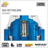 SU-57 Felon brick plane model - COBI 5909 - 900 bricks Planes Cobi 