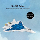 SU-57 Felon brick plane model - COBI 5909 - 900 bricks Planes Cobi 