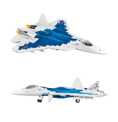 SU-57 Felon brick plane model - COBI 5909 - 900 bricks Planes Cobi 