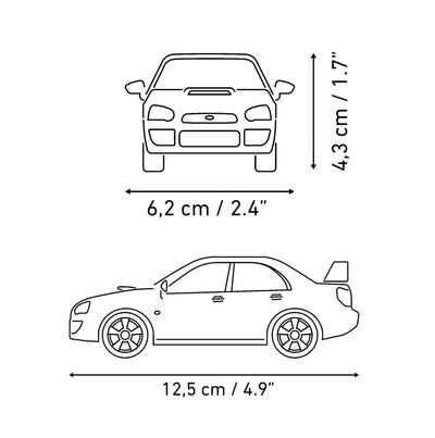 Subaru Impreza WRX car brick model - COBI 24648 - 67 bricks car Cobi 