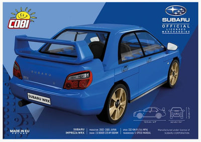 Subaru Impreza WRX car brick model - COBI 24648 - 67 bricks car Cobi 