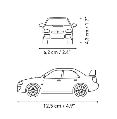 Subaru Impreza WRX STI car brick model - COBI 24649 - 65 bricks car Cobi 