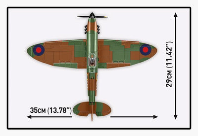 Supermarine Spitfire MK. II P7350 plane brick model - COBI 5778 - 384 bricks Planes Cobi 