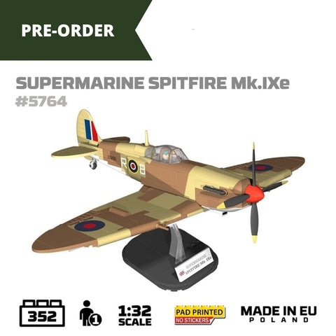 Supermarine Spitfire Mk.IXe plane brick model - COBI 5764 - 352 bricks Planes Cobi 