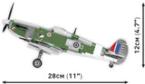 Supermarine Spitfire MKVB plane brick model - COBI 5725 - 344 bricks Planes Cobi 