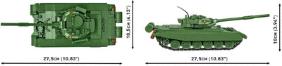 T-72 M1 DDR & RU brick tank model - COBI 2625 - 678 bricks Tank Cobi 