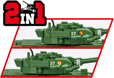 T-72 M1 DDR & RU brick tank model - COBI 2625 - 678 bricks Tank Cobi 