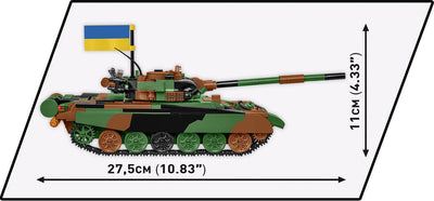 T-72 M1R brick tank model - COBI 2624 - 724 bricks Tank Cobi 