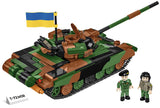 T-72 M1R brick tank model - COBI 2624 - 724 bricks Tank Cobi 