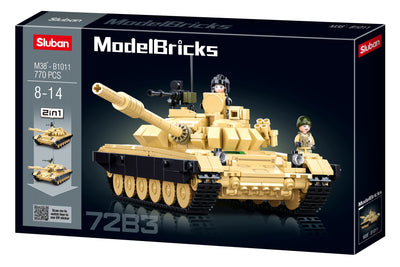 T-72B3 brick tank model - Sluban M38-B1011 - 770 bricks Tank SLUBAN 