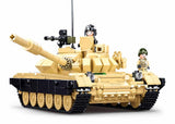 T-72B3 brick tank model - Sluban M38-B1011 - 770 bricks Tank SLUBAN 