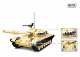 T-72B3 brick tank model - Sluban M38-B1011 - 770 bricks Tank SLUBAN 