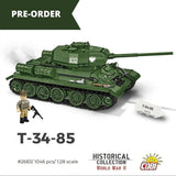 T34-85 brick tank model - COBI 2683 - 1046 bricks Tank Cobi 