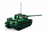 T34-85 brick tank model - Sluban M38-B0982 - 497 bricks Tank SLUBAN 