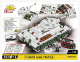 T34/76 mod. 1941/1942 brick tank model - COBI 2595 - 852 bricks Tank Cobi 