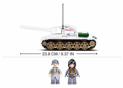 T34/85 Medium tank model - Sluban M38-B0978 - 518 bricks Tank SLUBAN 