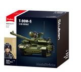 T90M-S brick tank model - Sluban M38-B1377 - 811 bricks Tank SLUBAN 