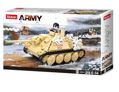 Tank Destroyer brick model - Sluban M38-B0976 - 344 bricks Tank SLUBAN 