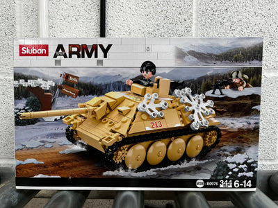 Tank Destroyer brick model - Sluban M38-B0976 - 344 bricks Tank SLUBAN 