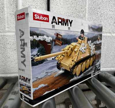 Tank Destroyer brick model - Sluban M38-B0976 - 344 bricks Tank SLUBAN 