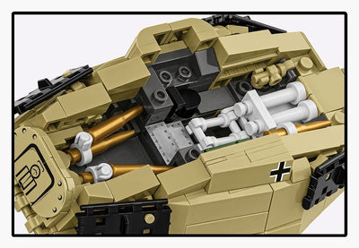 Tiger II (KTV2) brick tank model - COBI-2686 - 1572 bricks Tank Cobi 