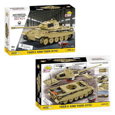 Tiger II (KTV2) brick tank model - COBI-2686 - 1572 bricks Tank Cobi 