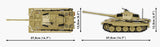 Tiger II (KTV2) brick tank model - COBI-2686 - 1572 bricks Tank Cobi 