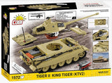 Tiger II (KTV2) brick tank model - COBI-2686 - 1572 bricks Tank Cobi 