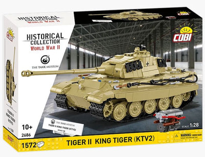 Tiger II (KTV2) brick tank model - COBI-2686 - 1572 bricks Tank Cobi 