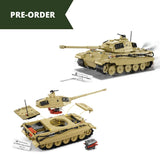 Tiger II (Sd.Kfz. 182) "Königstiger" brick tank model - COBI-2685 - 1570 bricks Tank Cobi 