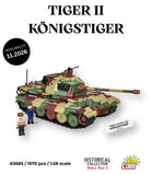 Tiger II (Sd.Kfz.182) Konigstiger brick tank model - COBI-2685 - 1570 bricks Tank Cobi 