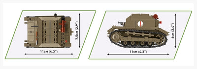 TK-3 Tankette brick model - COBI 2658 - 323 bricks Cobi 