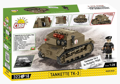 TK-3 Tankette brick model - COBI 2658 - 323 bricks Cobi 