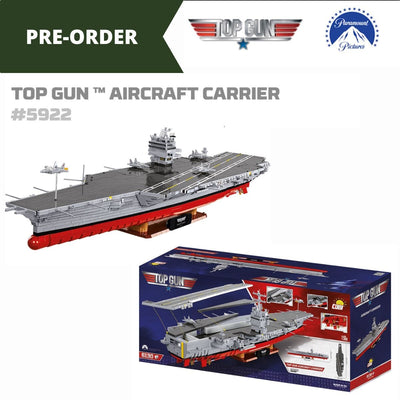 TOP GUN Aircraft Carrier CV-65 brick model ship- COBI 5922 - 6130 bricks Ship Cobi 