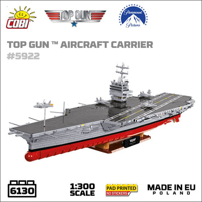 TOP GUN Aircraft Carrier CV-65 brick model ship- COBI 5922 - 6130 bricks Ship Cobi 