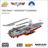 TOP GUN Aircraft Carrier CV-65 brick model ship- COBI 5922 - 6130 bricks Ship Cobi 